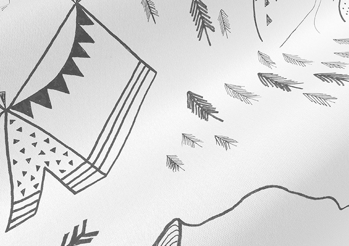 Wild West, Mono - Made to Measure Curtains - Image 4